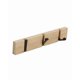 thumbnail image 1 of Retractable Wall Coat Rack with 5 Hooks, Natural Wood Finish for Entryway Storage Solution, 1 of 5