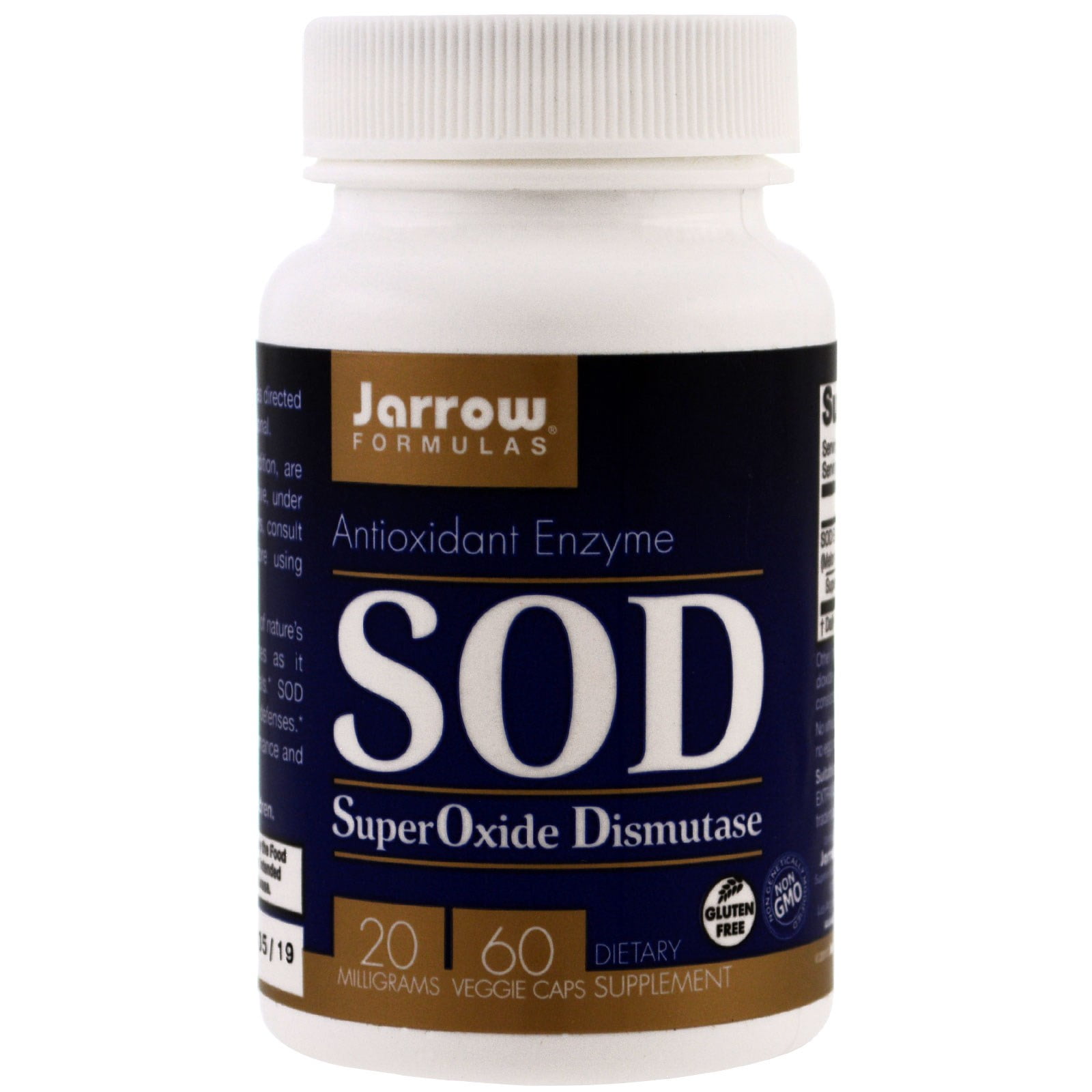 Jarrow Formulas Sod Superoxide Dismutase Antioxidant Enzyme Veggie Caps