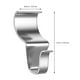 thumbnail image 2 of KAKOWELY 8Ud Gancho Plateado De Acero Inoxidable Para Y Herramientas Sin Perforar, 2 of 8