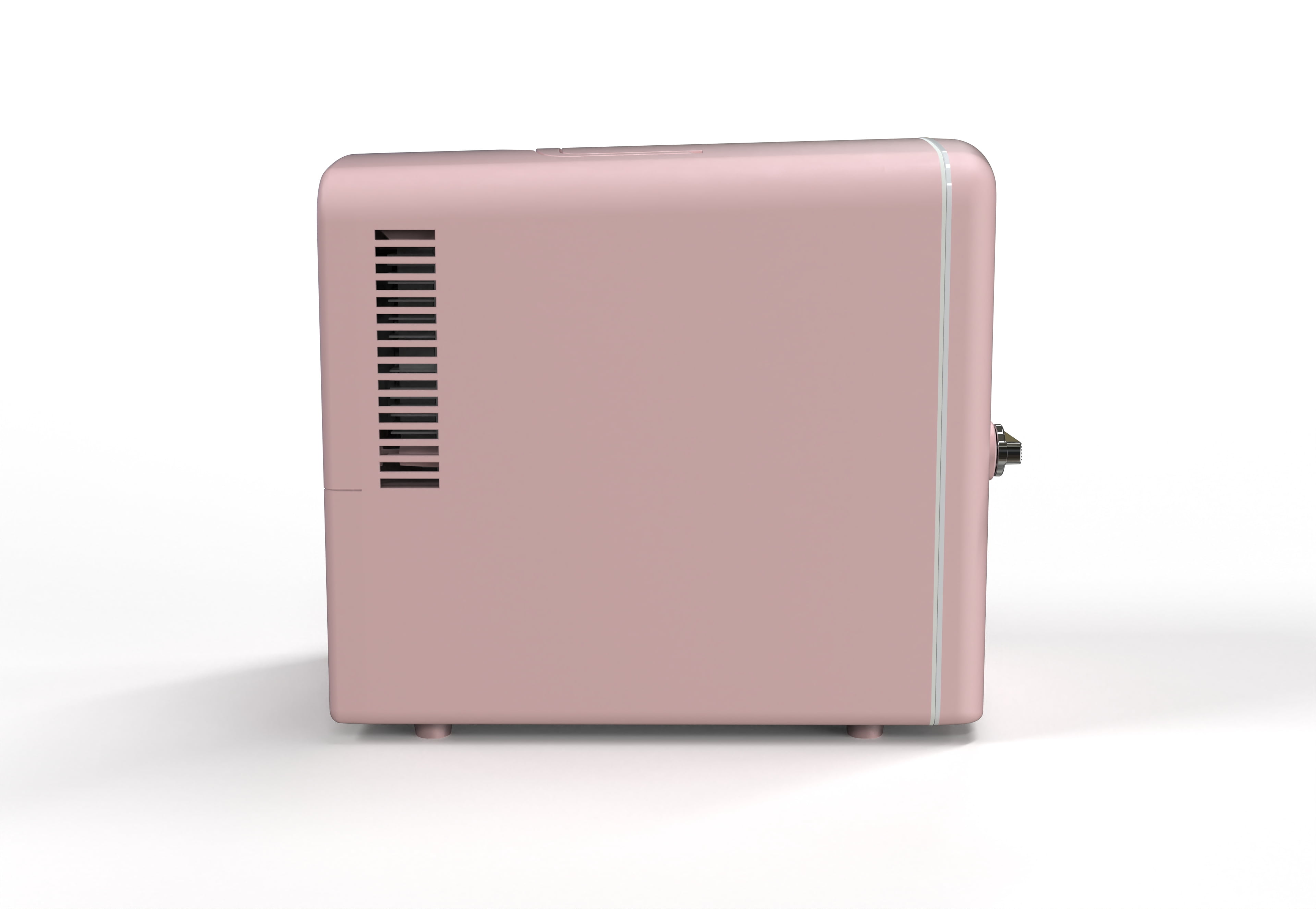 Frigidaire, Small Portable Desk Retro 6Can Mini Skincare Refrigerator, EFMIS129, Pink  (图5)