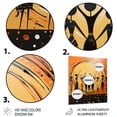 thumbnail image 3 of Designart "Dancing to African Rhythms II" African American Metal Wall Decor, 3 of 5