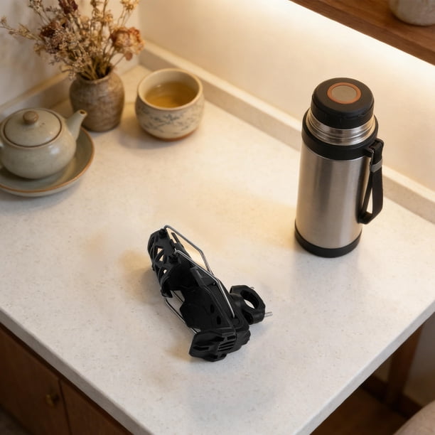 RUNROTOO Soporte Para Botella De En Con Abrazadera Plástica Compatible Y E-Bike Negro
