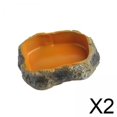 thumbnail image 1 of Cuenco para reptiles,Plato de agua para reptiles,cuenco de alimentación,plato de comida para reptiles,Cuencos de agua para reptiles,comedero para reptiles,plato de comida,Alimentador de agua y, 1 of 8