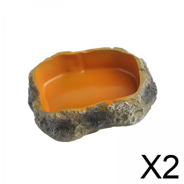 Cuenco para reptiles,Plato de agua para reptiles,cuenco de alimentación,plato de comida para reptiles,Cuencos de agua para reptiles,comedero para reptiles,plato de comida,Alimentador de agua y