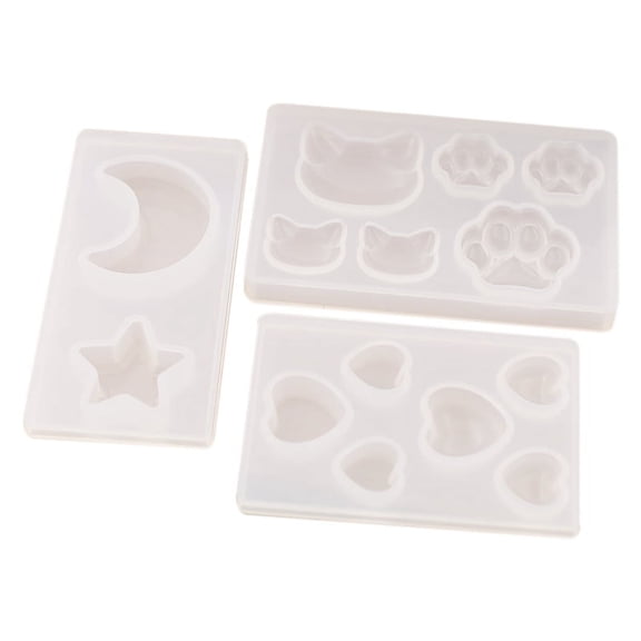 Cat Moon Star Silicone Mold Resin Silicone Mould Handmade Diy Jewelry Making Epoxy Resin Molds