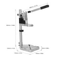Walmeck Bench Drill Press Stand Clamp Base Frame for Electric Drills