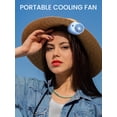 thumbnail image 4 of JELLOO USB Rechargeable Portable Cooling Device, Silent Mini Bladeless Cooler, Adjustable Speed Clip-on Design for Shirt, Waist, Outdoor Travel & Office, 4 of 10