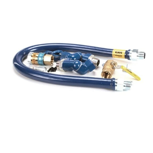 Dormont 16100KIT2S48 1 in. Dia. à Enclenchement 2 Rotule Max 48 Tuyau Bleu