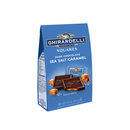 Ghirardelli Dark Chocolate Sea Salt Caramel, 9