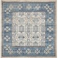 thumbnail image 2 of Unique Loom 3138316 5 x 5 ft. Aigen Salzburg Square Rug, Beige, 2 of 10