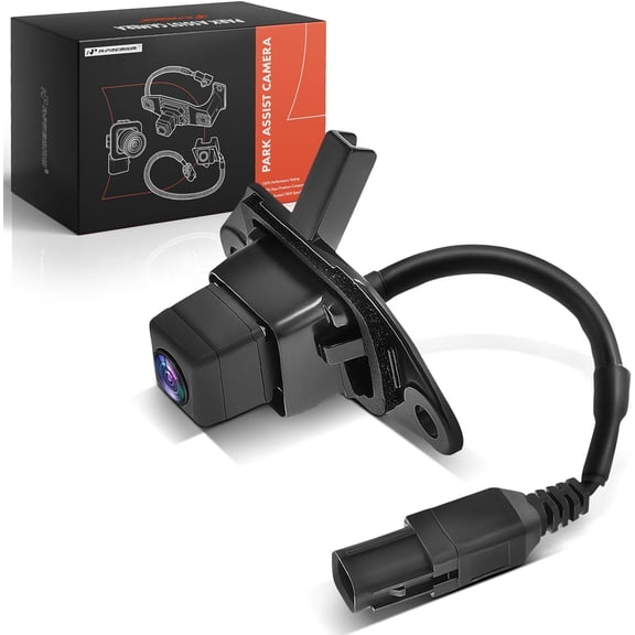 A-Premium Park Assist Camera Rear View Backup Reverse Camera Compatible with Select Toyota Models - 2010 2011 2012 2013 Highlander - Replace# 8679048130