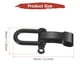 thumbnail image 3 of Hebilla de Pulsera de Paracord Uxcell [4PCS] - Hebilla de Metal U Ajustable para Pulseras Cinturón [Cabeza Plana Negra], 3 of 6