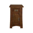 thumbnail image 3 of Pemberly Row Mission Tapered Leg Narrow Nightstand in Michael's Cherry, 3 of 3