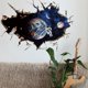 thumbnail image 5 of Wosthever 4 piezas 3D estrella astronauta pegatinas pared rota puerta pegatina PVC Mural dormitorio sala de estar Fondo decoración calcomanías Decoración del hogar, 5 of 6