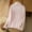 Pink, variant on Holzkary Women's Long Sleeve Mock Turtleneck Tops, Lightweight Baselayer Shirts, High Neck Pullover Undershirts Stretchy Embroidery Shirt Chinese Wool Lined Shirt Standing Collar Beige L
