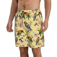 thumbnail image 2 of Naloa Beautiful Bright Birds And Flowers Men's Beach Shorts, Surfing shorts, Swim trunks, Quick Dry Swim Trunks for Surfing Beach Fun - X-Large, 2 of 9