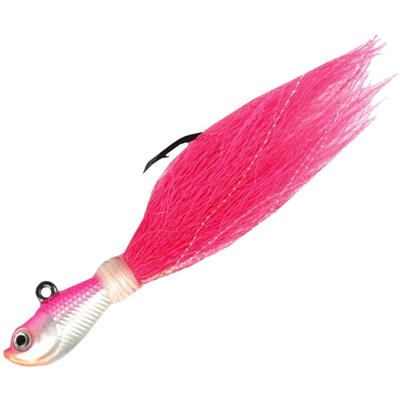 Eagle Claw Trokar Big Nasty Bucktail Jig Saltwater Fishing Lure - Pink