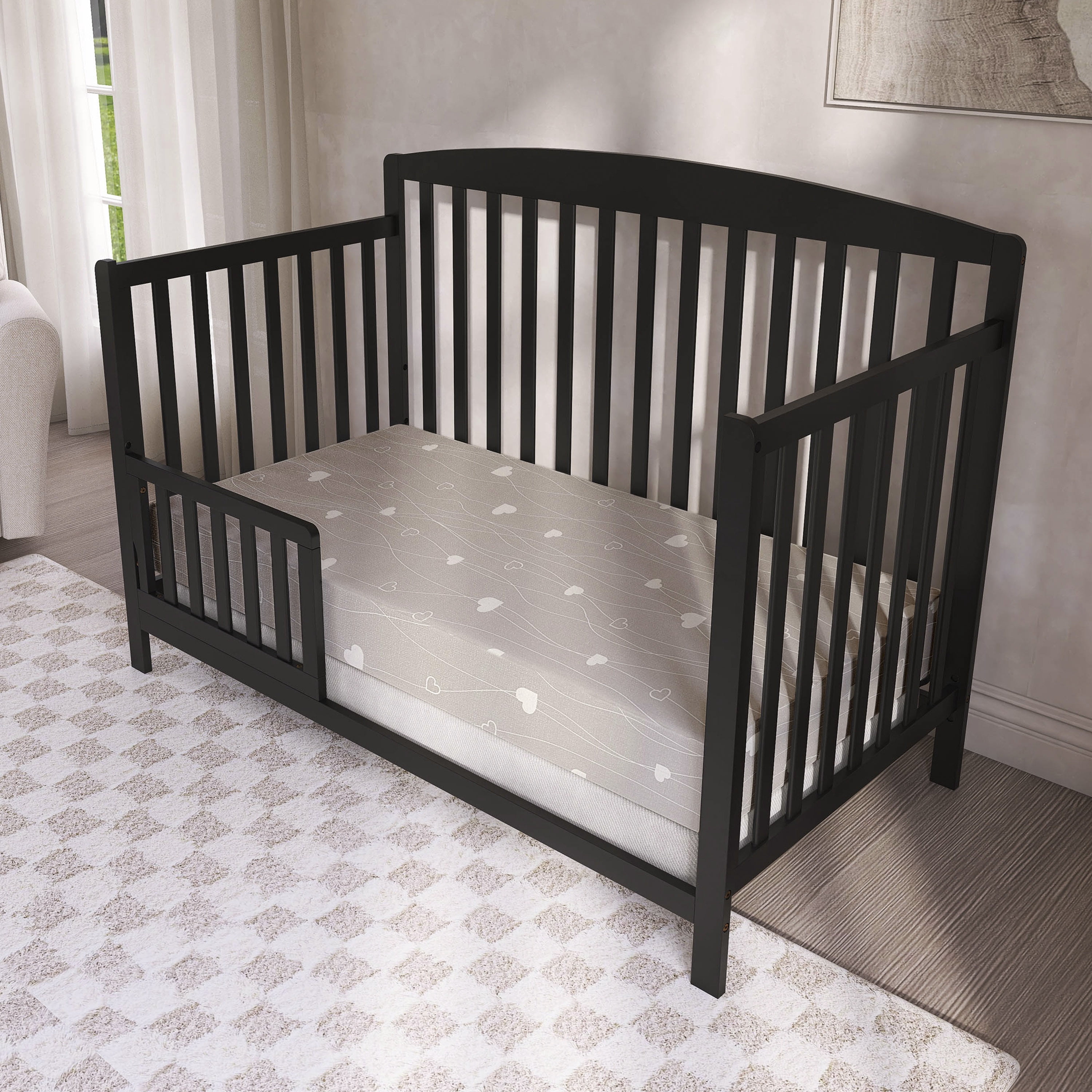 Dream On Me Modern Love 2 in 1 Infant and Toddler Mattress / Greenguard Gold Environment Safe Baby Mattress/ JPMA Certified Infant Mattress / Waterproof Vinyl Cover/ Maximum Support And Safety