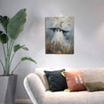 thumbnail image 5 of 12x16 inch Oil Paintings Canvas Wall Art White Apparition Wearing A Hat,Indoor Bathroom,Garage,Yard Decorative Painting,Modern Art White Apparition Canvas Pictures,For Man Cave,Kitchen,Cafes, 5 of 6