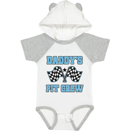 

Inktastic Daddys Pit Crew Boys Racing Gift Baby Boy Bodysuit