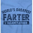 thumbnail image 2 of Funny Greatest Farter I Mean Father Men's Big & Tall Crewneck Graphic Tee Brisco Brands 4X, 2 of 5