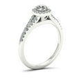thumbnail image 2 of 1/2Ct TDW Diamond 14k White Gold Halo Engagement Ring, 2 of 4