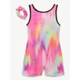 thumbnail image 4 of Justice Twist Back Gymnastics Biketard for Girls with Scrunchie, Sizes XS-XL, 4 of 4