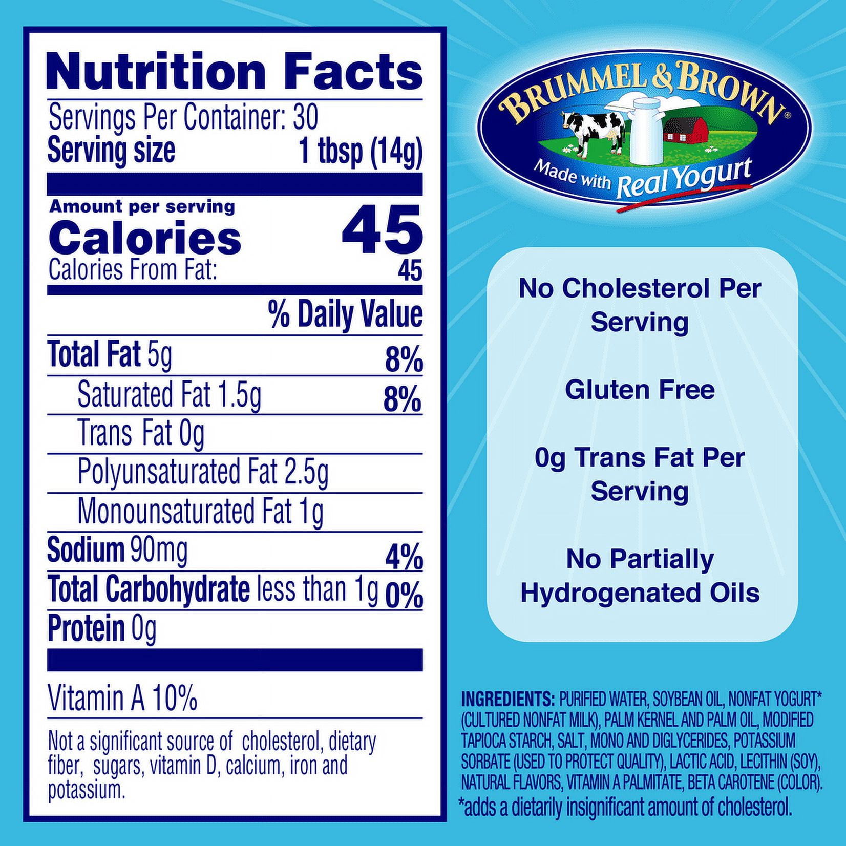 Brummel & Brown Buttery Spread with Real Yogurt, 15 oz Tub (Refrigerated)