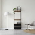 thumbnail image 4 of Ilios Innova | Perchero Industrial con Entrepaños y Cajonera. Closet Moderno y Organizador de Ropa, Estructura Metálica y Superficies de MDF., 4 of 9