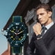 thumbnail image 4 of Reloj mecánico inspirado en lápiz labial para hombre, con correa de silicona perforada estilo carreras. Reloj deportivo para estudiantes y profesionales. Correa plegable., 4 of 6