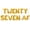 Gold, variant on Letter Balloons - TWENTY SEVEN AF 16" Inch Alphabet Letters Foil Mylar Balloon 27th Birthday Party Banner (Gold)