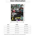 thumbnail image 4 of Flannel Blanket Twenty and One Music Pilots Nap Blanket Air Conditioning Blankets Couch Bed Office Blankets Soft and Cozy 40"X30", 4 of 6