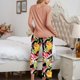 thumbnail image 4 of Conjunto De Pijama Para Mujer, Cuello Redondo, Lavable A Máquina, Cómodo, Multiusos, Para Mujer, De Manga Larga, Para Dormir ANGGREK Naranja XL, 4 of 6