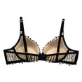 thumbnail image 2 of Brasier Vicky Form para Dama Bitono con Contraste y Transparencias en Tul Bordado Color Negro T 32B, 2 of 4