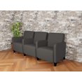 thumbnail image 2 of Lesro Ravenna Lounge Reception 3 Seat Tandem Seating in Gray, 2 of 5