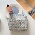 thumbnail image 2 of Bolso De Cosméticos Bolso de embrague coreanos de maquillaje de algodón grande Impresión de cremallera para mujeres niñas, 2 of 5