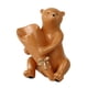 thumbnail image 2 of Jarrón de oso creativo Estatua pintada Jarrones decorativos Maceta de plantas Soporte de decoración de jardín Arte para decoración para hogar marrón Soledad Florero con figura de oso, 2 of 10