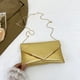 thumbnail image 4 of 2954 Bolso tipo sobre mano plisado bolso noche bolso bandolera con cadena personalidad elegante en forma V para mujer-PZ20240716014897 Oro, 4 of 9
