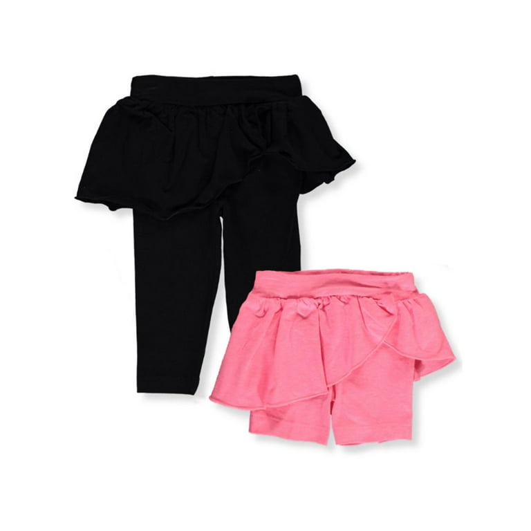 Baby Girls Ruffle 2 Piece Leggings Set pink black 6 9 months Walmart