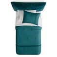 Mainstays Teal 11 Piece Bed in a Bag Comforter Set with Sheets, TwinXL