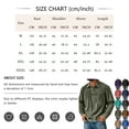 thumbnail image 2 of Dresfit Polo Shirts for Men Distressed Mokaloha Shirt Autumn Long Sleeve Lapel Vintage Tops Lounge Acid Washed Loose Big and Tall Winter Tshirts Khaki M, 2 of 3