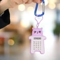 thumbnail image 4 of Pocket Size Keychain Calculator Key Ring, 8-Digit LED Display Multi-purpose Standard Function Calculator, Small Portable Electronic Calculator Pendant, Ideal for Students Home, School, Office Purple, 4 of 9