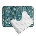 thumbnail image 6 of Yiaed Modern Excavator Print Bathroom Mat Set 2 Pieces Mat Anti-Skid Pad Ultra Soft and Absorbent Bathroom Bath Mat Contour Bath Rugs for Toilet Base, 6 of 6