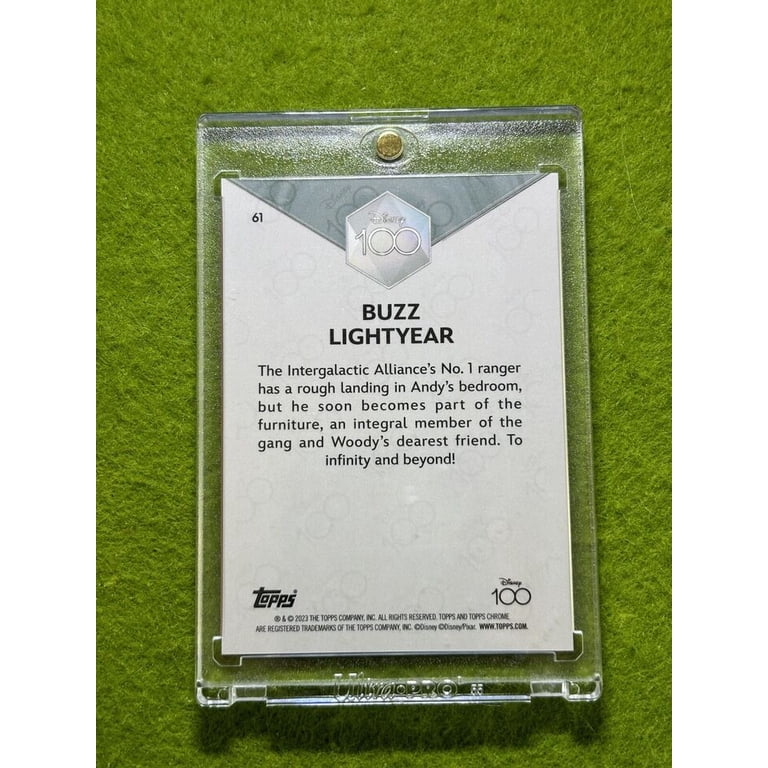Buzz LightYear DISNEY 100 PURPLE REFRACTOR #/299 ToyStory CARD Buzz LightYear DISNEY 100 PURPLE REFRACTOR #/299 ToyStory CARD