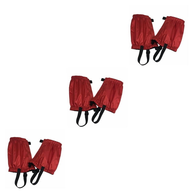Toystoory 2 piezas al aire libre senderismo caminar impermeable nieve legging polainas de invierno ajustables a prueba de viento camping Type1 NO1