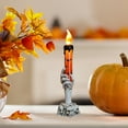 thumbnail image 5 of CXALSSY Halloween Decor, Halloween Decorations, Halloween Decorations Indoor, Halloween Candle Lights Candelabra Lights Halloween Props Skeleton Hand Lights Halloween Ghost Hand Lights Ornaments, 5 of 5