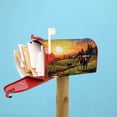 thumbnail image 4 of Lsque Oil Painting Style Pasture Cow Mailbox Cover Standard Size ,Magnetic Mailbox Covers Post Wraps Letter Box Cover -21x18 in, 4 of 9