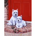thumbnail image 1 of Carolines Treasures BDBA0348CHF Porte Rouge Westies Drapeau Toile Maison Taille, 1 of 4