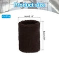 thumbnail image 2 of Uxcell Wrist Sweatbands Sports Wrist Bands for Men & Women Athletic Absorbent for Basketball Football Tennis Running Dark Brown, 2 of 6