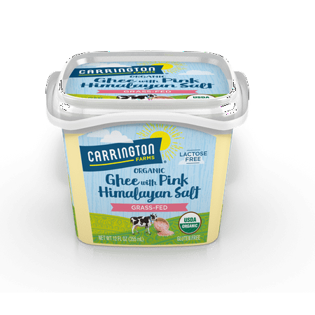 Carrington Farms Ghee with Himalayan Pink Salt (Best Butter For Ghee)